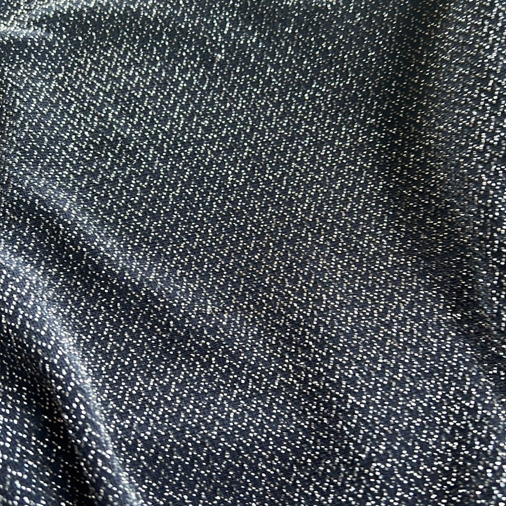 Lauren Ralph Lauren Sparkly Metallic Stretchy Ruched Dress - Picture 9 of 10